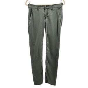 Pistola Distressed Green Skinny Pants Womens 26